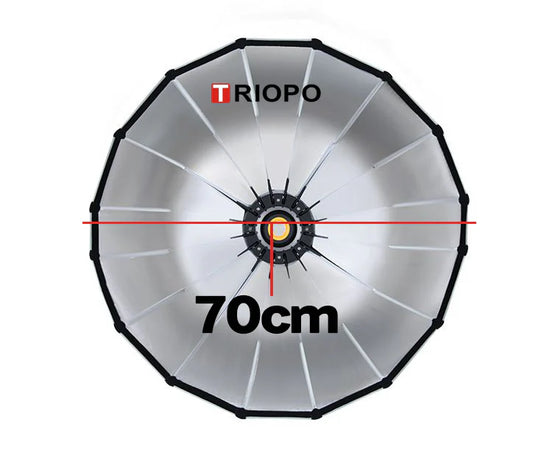 [BRAND NEW] Triopo 27.6 inches / 70cm Parabolic Hexadecagon Umbrella Softbox for Photography