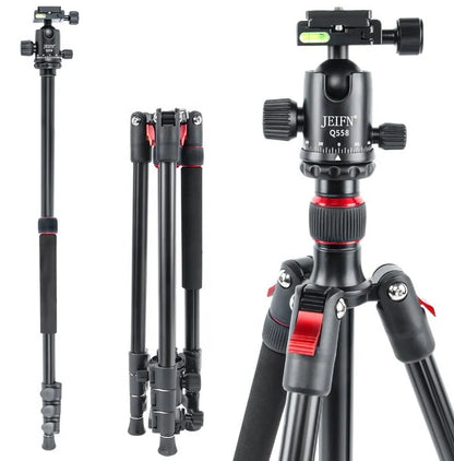 [BRAND NEW] Jeifn by Zomei Q558 Professiol Aluminum Foldable Camera Tripod with Detachable Monopod