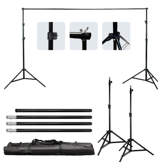 [BRAND NEW] Pxel LS-BD2.8X3.6 Heavy Duty Backdrop Background Muslin Stand 2.8M x 3.6M or 9 x 12 Feet
