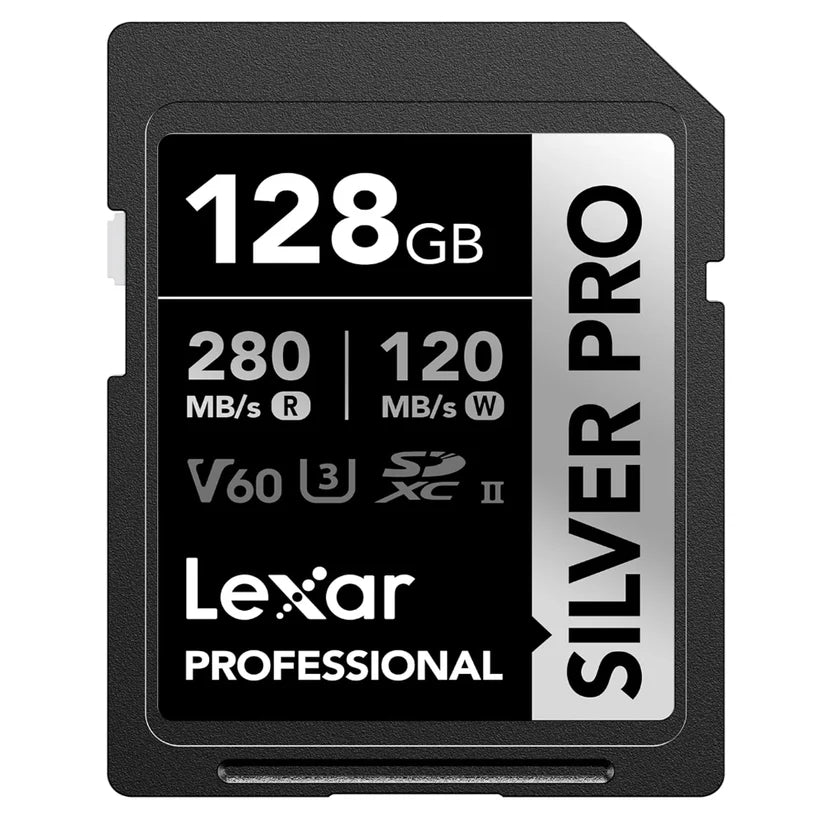 [BRAND NEW] Lexar Professiol 128GB Silver Pro SDXC UHS-II Memory Card V60 Class 10 U3 with Max 280MB/s