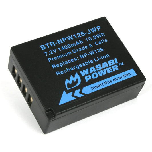 [BRAND NEW] Wasabi Power NP-W126 NPW126 7.2V 1400mAh Battery for Fujifilm