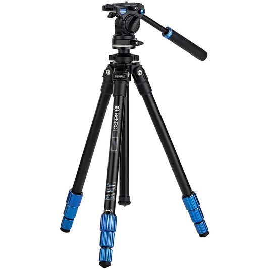 [BRAND NEW] Benro TSL08AS2CSH Slim Aluminum Video Tripod Kit