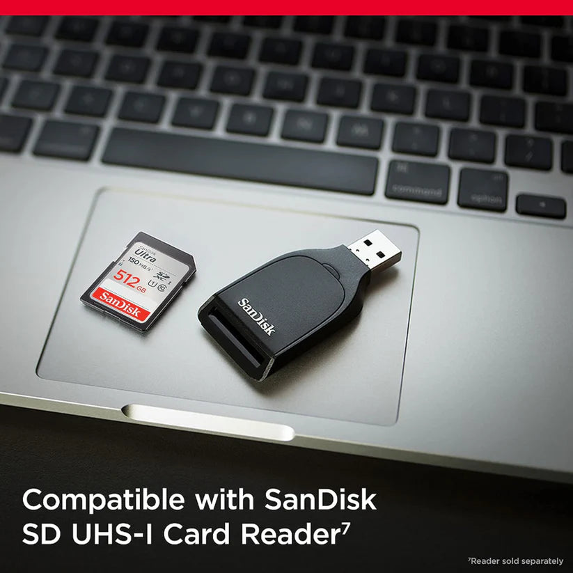 [BRAND NEW] Sandisk Ultra SDSDUNC 512GB SDXC UHS-I U1 Class 10 Memory SD Card with 150MB/s