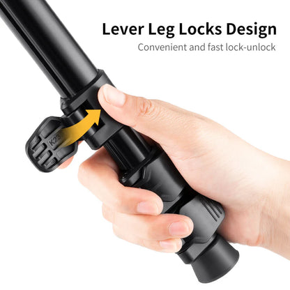 [BRAND NEW] K&F Concept BI234M Lightweight Compact Travel Camera Tripod Magnesium Alloy with Ball Head