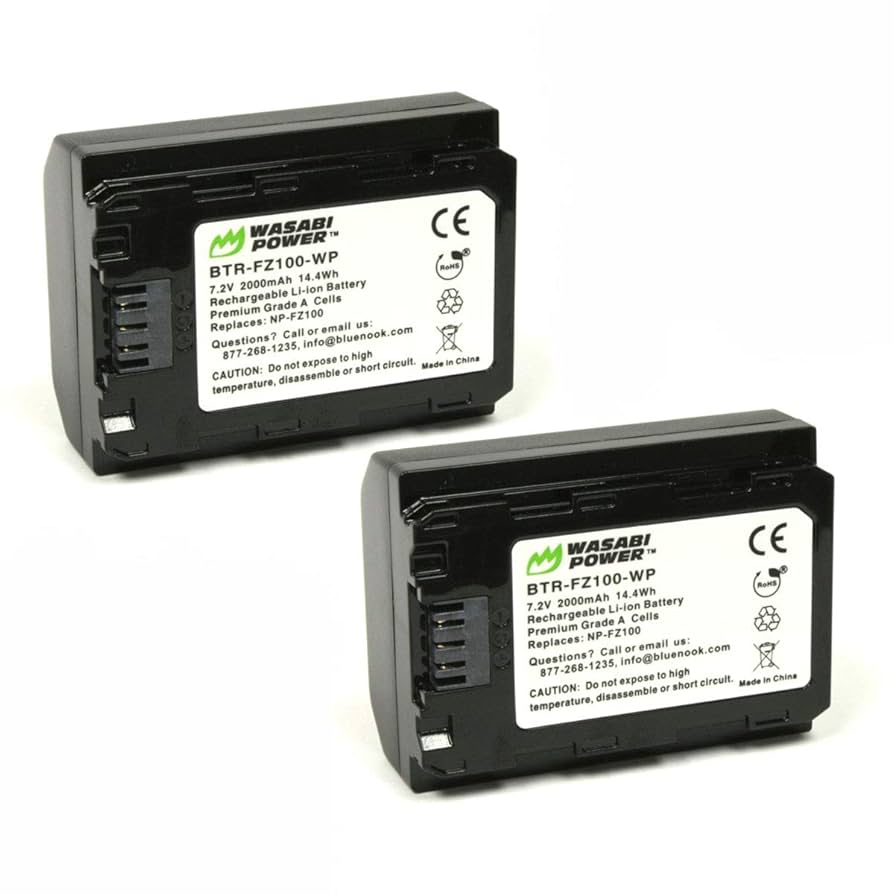 [BRAND NEW] Wasabi Power Battery NP FZ100 1 Pack only for Sony NP-FZ100