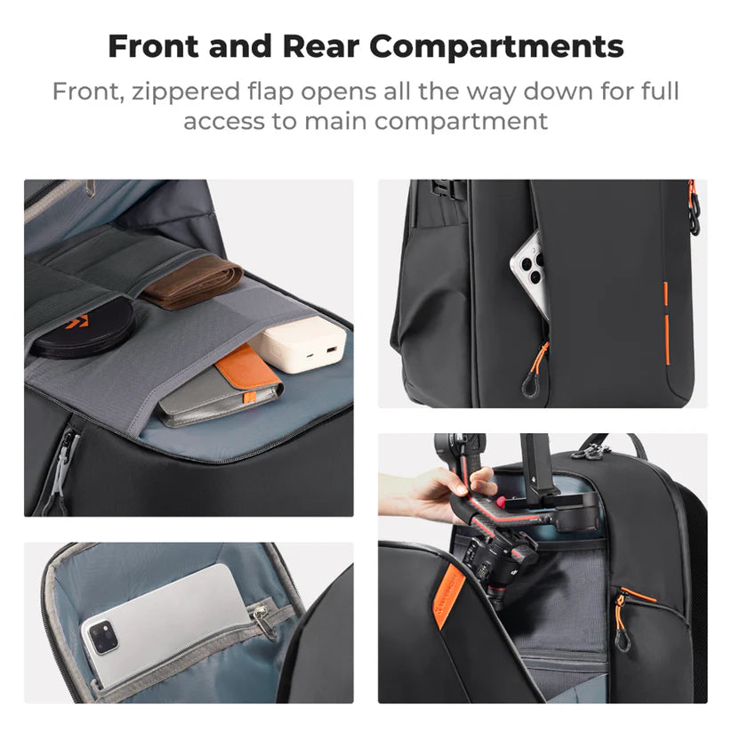 [BRAND NEW] K&F Concept Multifunctional Large DSLR Camera Backpack Black