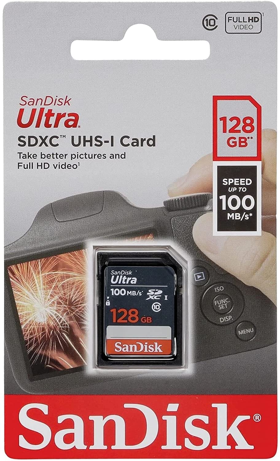 [BRAND NEW] SanDisk Ultra SD Card UHS-I SDXC Class 10, 100MB/s Read and Write Speed 128GB