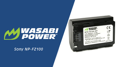 [BRAND NEW] Wasabi Power Battery NP FZ100 1 Pack only for Sony NP-FZ100