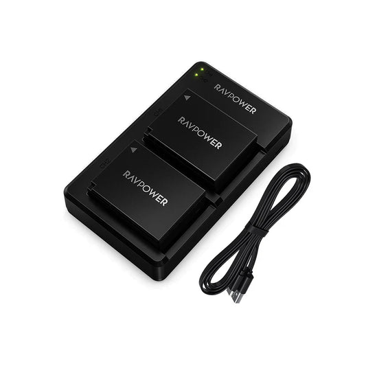 [BRAND NEW] RAVPower (2-Pack) NP-W126S NP-W126 NPW126 Battery & Dual Charger Kit