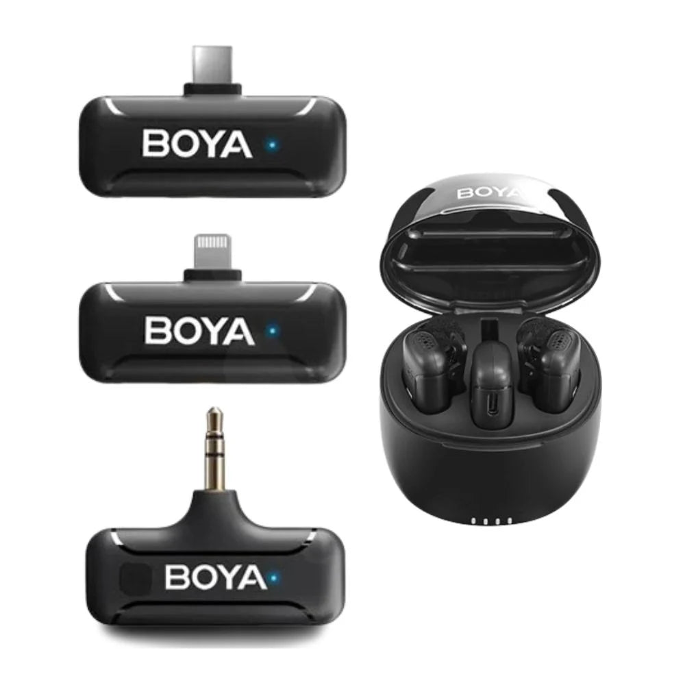 [BRAND NEW] BOYA BY-WM3T-U2 2 Person 2.4GHz Dual Channel USB Type-C Wireless Omnidirectional Microphone System