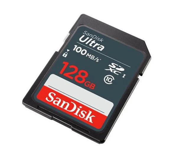 [BRAND NEW] SanDisk Ultra SD Card UHS-I SDXC Class 10, 100MB/s Read and Write Speed 128GB
