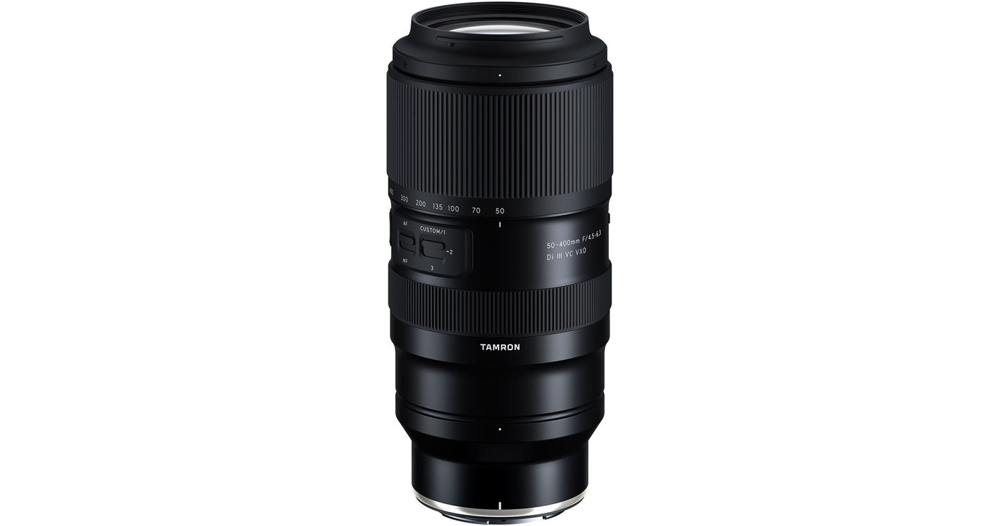 [BRAND NEW] Tamron 50-400mm F4.5-6.3 Di III VC VXD (Sony, Nikon Mount)