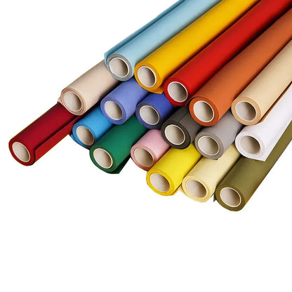 [BRAND NEW] Pxel P272 2.7 x 10m Seamless Solid Color Paper Photo Background Backdrop (Dark Blue)