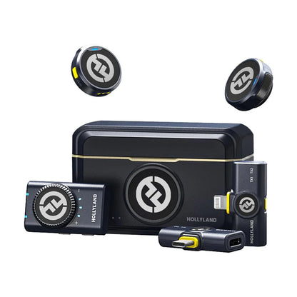 [BRAND NEW]  HTC Hollyland Lark M2 Duo Combo Wireless Lavalier Mic (Black)