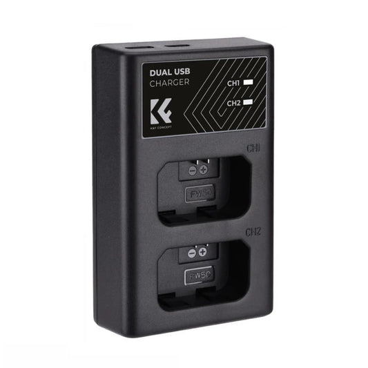 [BRAND NEW] K&F Concept NP-FW50  1100mAh Rechargeable Camera Battery Replacement and Triple / Dual Slot Charger Kit