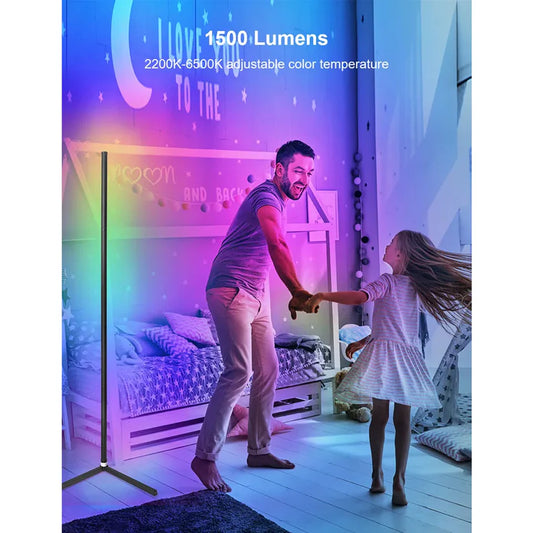 [BRAND NEW] Luxceo F0102 RGB LED Corner Light Tube Stand Lamp
