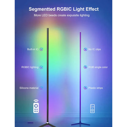 [BRAND NEW] Luxceo F0102 RGB LED Corner Light Tube Stand Lamp