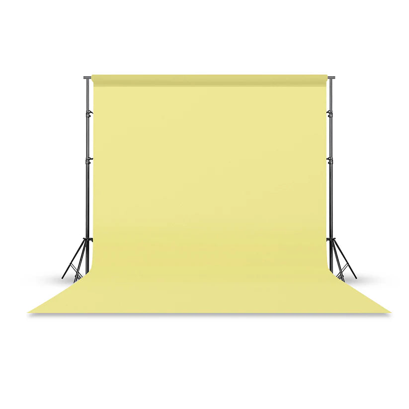 [BRAND NEW] Pxel P272 2.7 x 10m Seamless Solid Color Paper Photo Background Backdrop (Lemon Yellow)