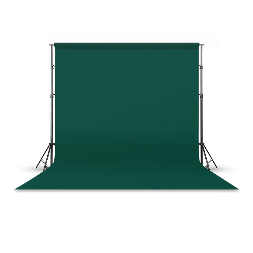 [BRAND NEW] Pxel P272 2.7 x 10m Seamless Solid Color Paper Photo Background Backdrop (Dark Green)