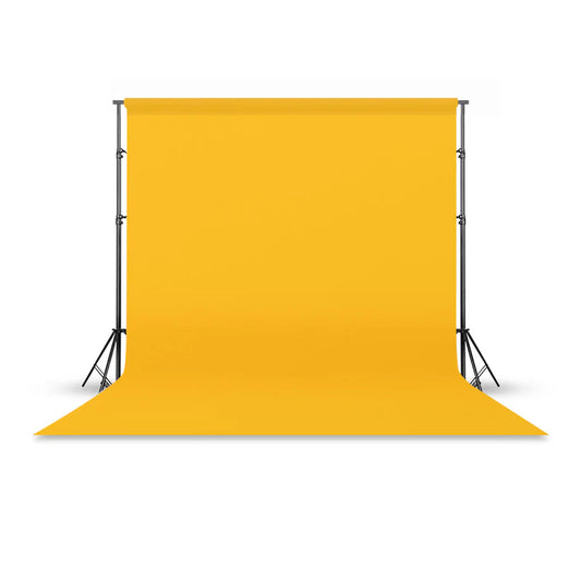 [BRAND NEW] Pxel P272 2.7 x 10m Seamless Solid Color Paper Photo Background Backdrop (Forsythia Yellow)