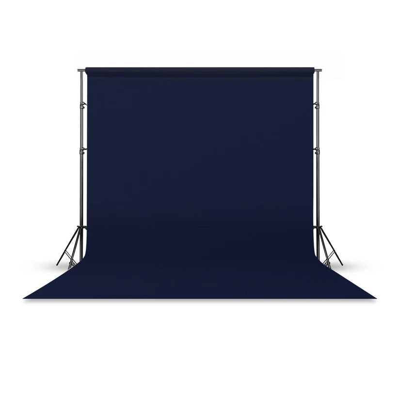 [BRAND NEW] Pxel P272 2.7 x 10m Seamless Solid Color Paper Photo Background Backdrop (Dark Blue)