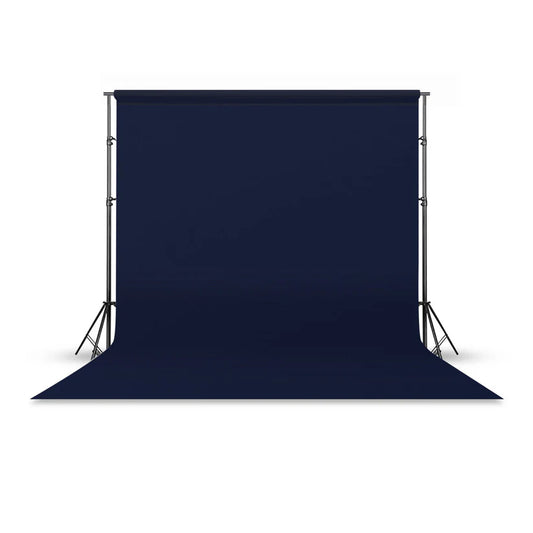 [BRAND NEW] Pxel P272 2.7 x 10m Seamless Solid Color Paper Photo Background Backdrop (Dark Blue)
