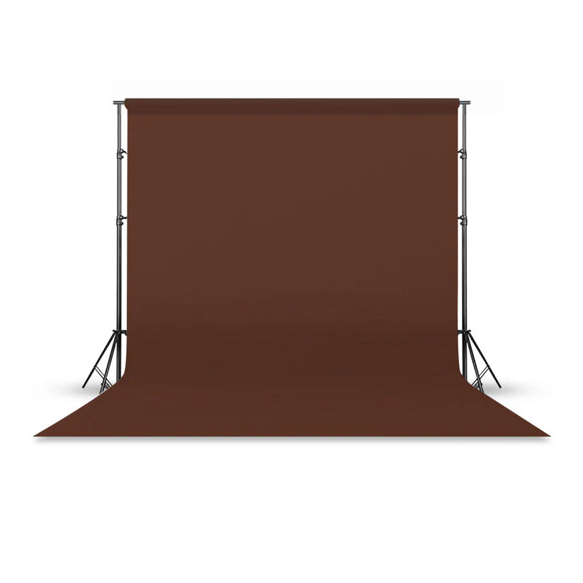 [BRAND NEW] Pxel P272 2.7 x 10m Seamless Solid Color Paper Photo Background Backdrop (Cocoa Brown)