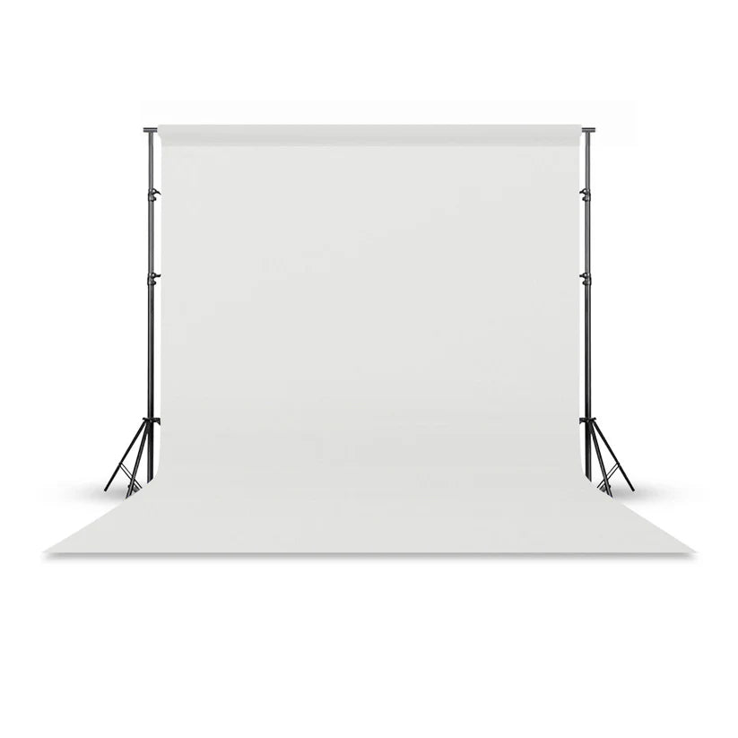 [BRAND NEW] Pxel P272 2.7 x 10m Seamless Solid Color Paper Photo Background Backdrop (Snow White)