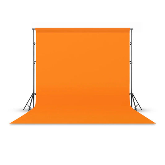 [BRAND NEW] Pxel P272 2.7 x 10m Seamless Solid Color Paper Photo Background Backdrop (Yellow Orange)