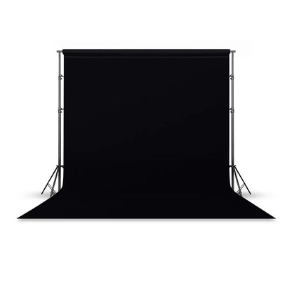 [BRAND NEW] Pxel P272 2.7 x 10m Seamless Solid Color Paper Photo Background Backdrop (Black)