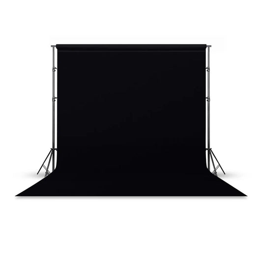 [BRAND NEW] Pxel P272 2.7 x 10m Seamless Solid Color Paper Photo Background Backdrop (Black)