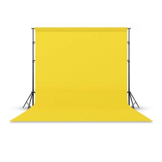 [BRAND NEW] Pxel P272 2.7 x 10m Seamless Solid Color Paper Photo Background Backdrop (Poplar Yellow)
