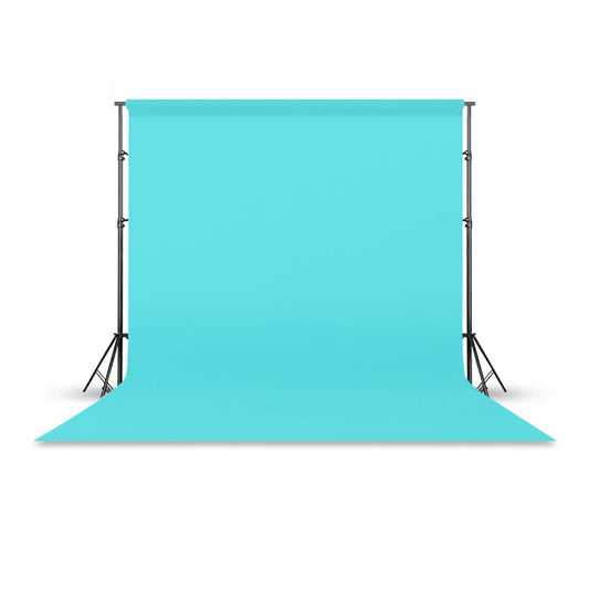 [BRAND NEW] Pxel P272 2.7 x 10m Seamless Solid Color Paper Photo Background Backdrop (Alpine Blue)