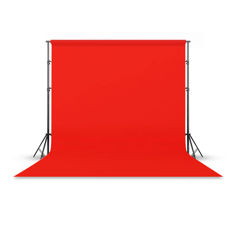 [BRAND NEW] Pxel P272 2.7 x 10m Seamless Solid Color Paper Photo Background Backdrop (Scarlet)