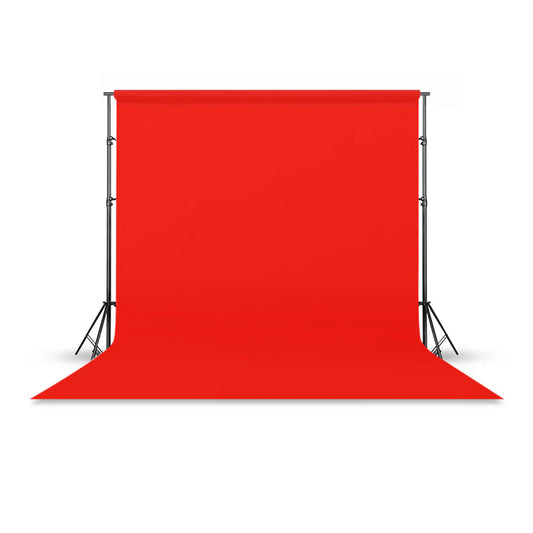 [BRAND NEW] Pxel P272 2.7 x 10m Seamless Solid Color Paper Photo Background Backdrop (Scarlet)