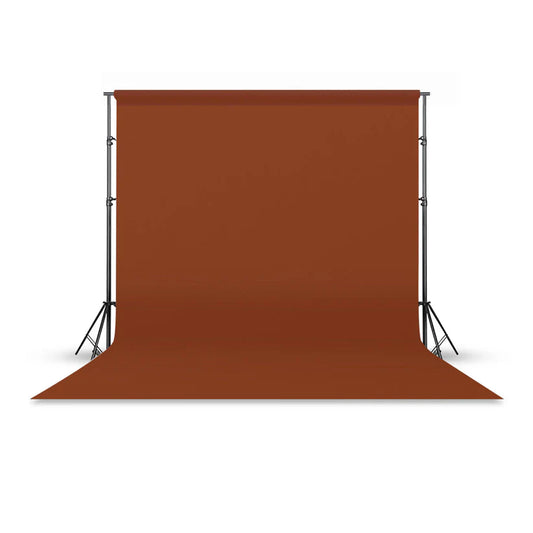 [BRAND NEW] Pxel P272 2.7 x 10m Seamless Solid Color Paper Photo Background Backdrop (Nutmeg)