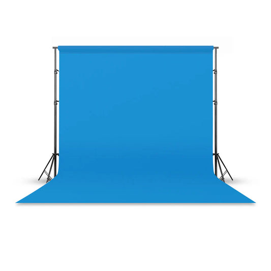 [BRAND NEW] Pxel P272 2.7 x 10m Seamless Solid Color Paper Photo Background Backdrop (Tropical Blue)