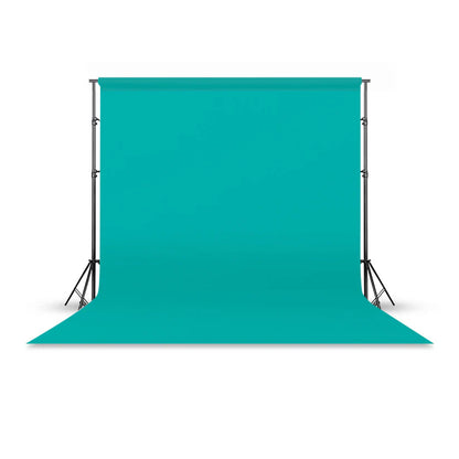 [BRAND NEW] Pxel P272 2.7 x 10m Seamless Solid Color Paper Photo Background Backdrop (Blue Green)