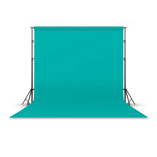 [BRAND NEW] Pxel P272 2.7 x 10m Seamless Solid Color Paper Photo Background Backdrop (Blue Green)