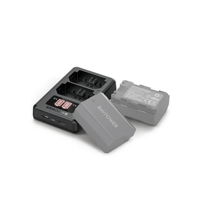 [BRAND NEW] RAVPower NP-FZ100 NPFZ100 Dual Charger Kit for Sony Alpha