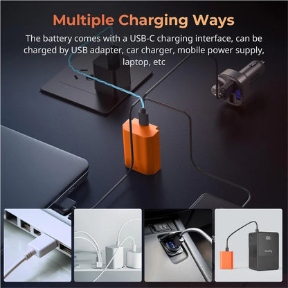 [BRAND NEW] SmallRig NP-FZ100 Rechargeable Lithium-Ion Battery 2400mAh 7.2V with USB-C Direct Charging
