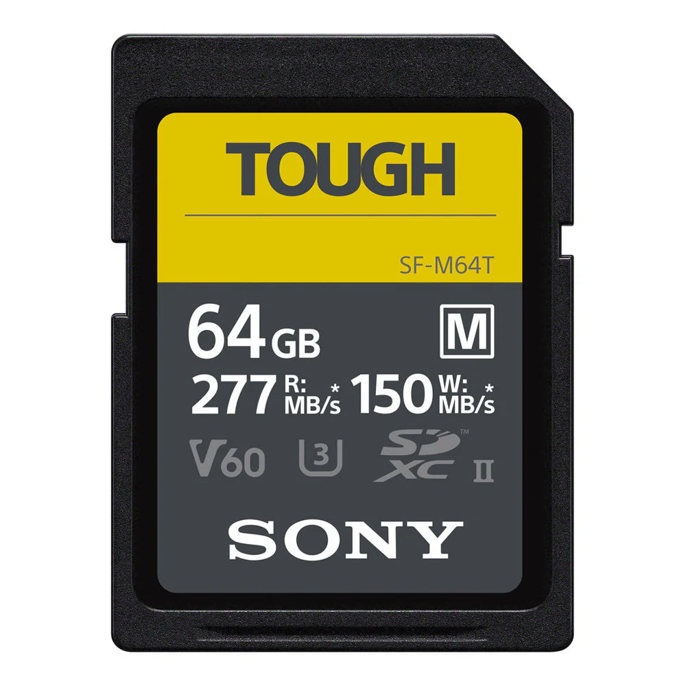 [BRAND NEW] Sony 64GB SF-M TOUGH SDXC UHS-II V60 Class SD Memory Card
