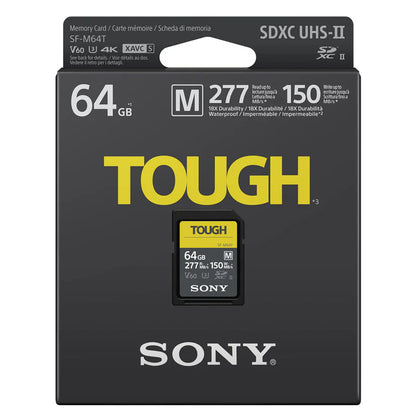 [BRAND NEW] Sony 64GB SF-M TOUGH SDXC UHS-II V60 Class SD Memory Card