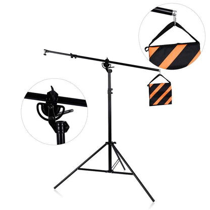 [BRAND NEW] Pxel LS-BM Heavy Duty Light Stand Boom Arm with and Sandbag