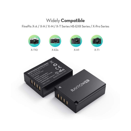 [BRAND NEW] RAVPower (1-Pack) NP-W126S  Battery for FUJIFILM