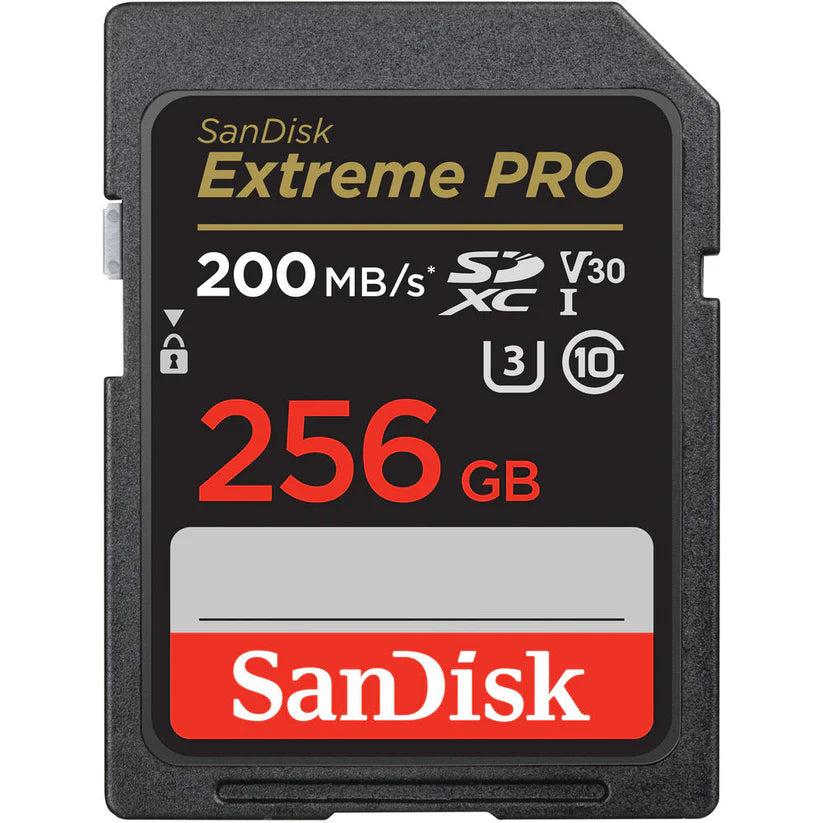 [BRAND NEW] SanDisk Extreme Pro SD Card UHS-I SDXC Class 10 with 200MB/s Read Speed V30 256GB