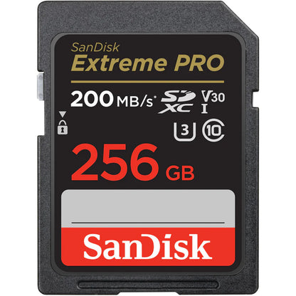 [BRAND NEW] SanDisk Extreme Pro SD Card UHS-I SDXC Class 10 with 200MB/s Read Speed V30 256GB