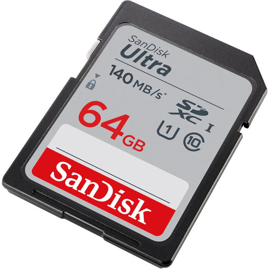 [BRAND NEW] SanDisk Ultra 64GB SD Card SDXC UHS-I Class 10 with 140mb/s Read Speed