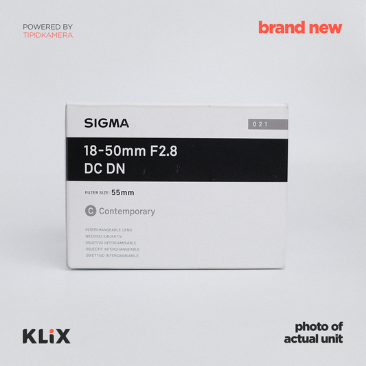 [BRAND NEW] Sigma 18-50mm f/2.8 DC DN (Sony Mount)