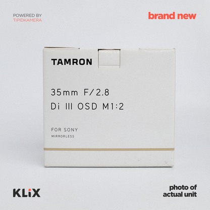 [BRAND NEW] Tamron 35mm f/2.8 Di III OSD (Sony Mount)
